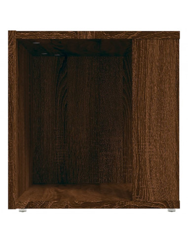Tavolino Salotto Rovere Marrone 33x33x34,5 cm Legno Multistrato