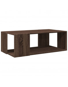 Tavolino Salotto Rovere Marrone 89,5x48x30 cm Legno Multistrato