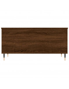 Tavolino Salotto Rovere Marrone 90x44,5x45 cm Legno Multistrato