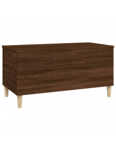 Tavolino Salotto Rovere Marrone 90x44,5x45 cm Legno Multistrato
