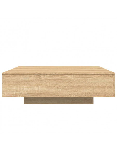 Tavolino Salotto Rovere Sonoma 100x100x31 cm Legno Multistrato