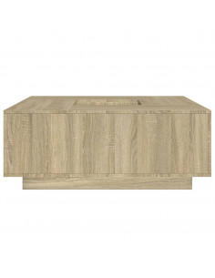 Tavolino Salotto Rovere Sonoma 100x100x40 cm Legno Multistrato