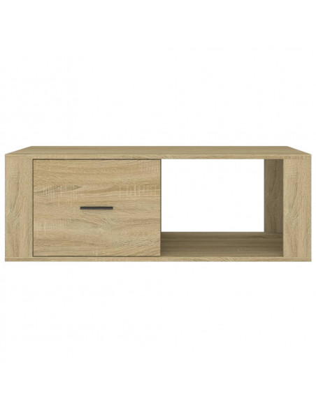 Tavolino Salotto Rovere Sonoma 100x50,5x35 cm Legno Multistrato