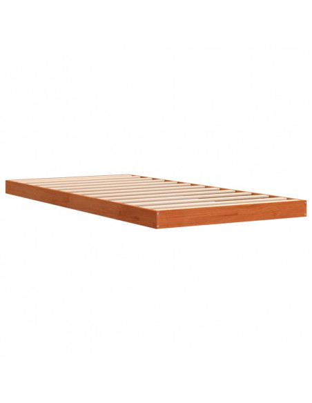 Giroletto Marrone Cera 75x190 cm in Legno Massello di Pino