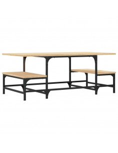 Tavolino Salotto Rovere Sonoma 100x50,5x40 cm Legno Multistrato