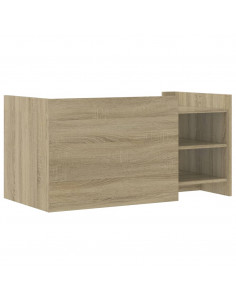 Tavolino Salotto Rovere Sonoma 100x50x50cm in Legno Multistrato