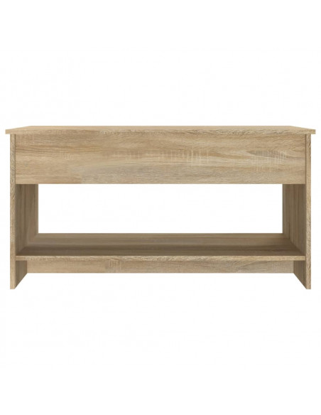 Tavolino Salotto Rovere Sonoma 102x50x52,5 cm Legno Multistrato