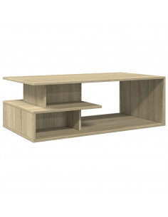 Tavolino Salotto Rovere Sonoma 102x55x35cm in Legno Multistrato