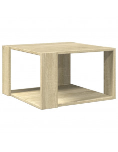 Tavolino Salotto Rovere Sonoma 51,5x51,5x30cm Legno Multistrato