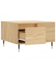 Tavolino Salotto Rovere Sonoma 55x55x36,5 cm Legno Multistrato