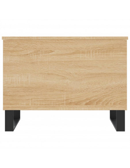 Tavolino Salotto Rovere Sonoma 60x44,5x45 cm Legno Multistrato