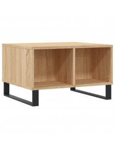 Tavolino Salotto Rovere Sonoma 60x50x36,5 cm Legno Multistrato