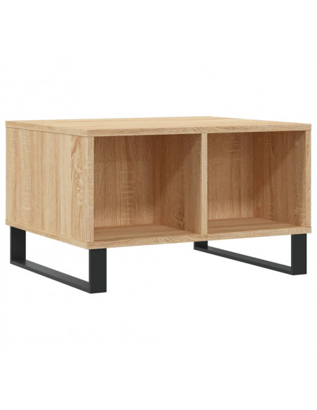 Tavolino Salotto Rovere Sonoma 60x50x36,5 cm Legno Multistrato