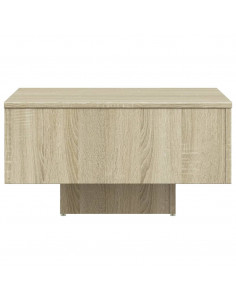 Tavolino Salotto Rovere Sonoma 60x60x31,5 cm Legno Multistrato