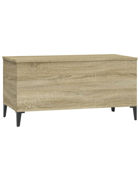Tavolino Salotto Rovere Sonoma 90x44,5x45 cm Legno Multistrato