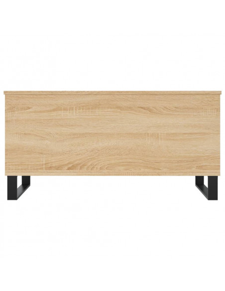 Tavolino Salotto Rovere Sonoma 90x44,5x45 cm Legno Multistrato