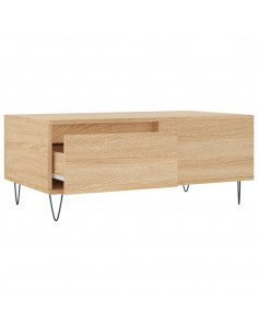 Tavolino Salotto Rovere Sonoma 90x50x36,5 cm Legno Multistrato