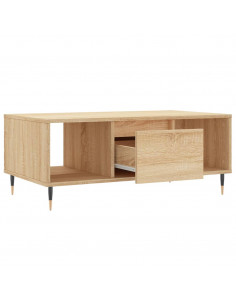 Tavolino Salotto Rovere Sonoma 90x50x36,5 cm Legno Multistrato