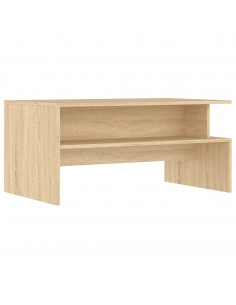 Tavolino Salotto Rovere Sonoma 90x55x42,5 cm Legno Multistrato