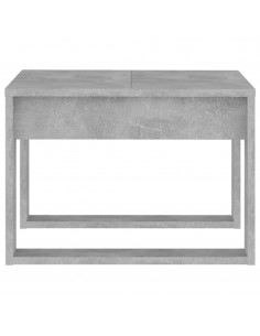 Tavolino Servizio Grigio Cemento 50x50x35 cm in Truciolato