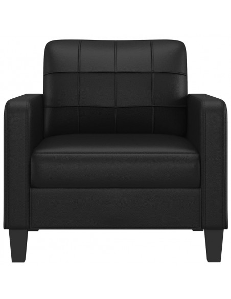 Poltrona Nera 60 cm in Similpelle