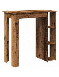 Tavolo Bar con Ripiano Antico 102x50x103,5 cm Truciolato