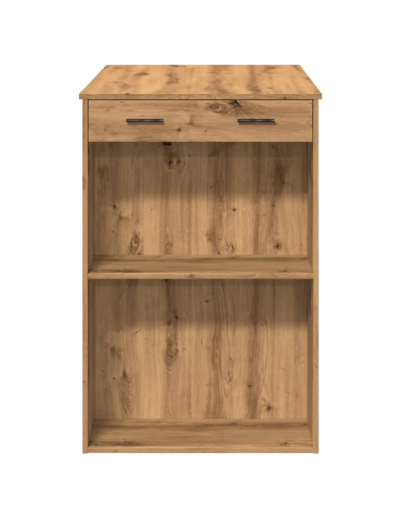 Tavolo Bar Rovere Artigianale 102x70x103,5 cm in Truciolato