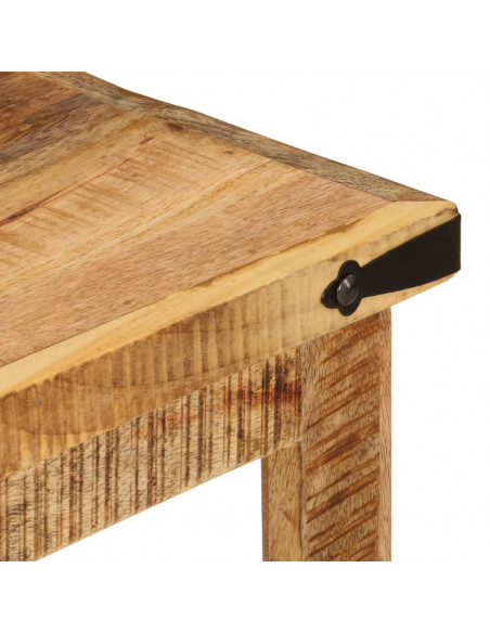 Tavolo Consolle 100x30x75 cm in Legno Massello di Mango