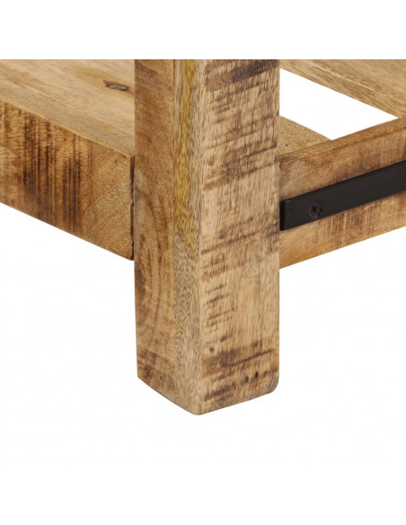 Tavolo Consolle 100x35x75 cm in Legno Massello di Mango