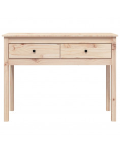 Tavolo Consolle 100x35x75 cm in Legno Massello di Pino