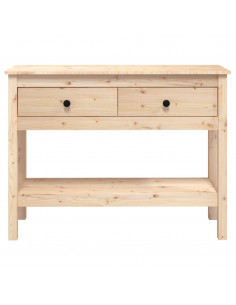 Tavolo Consolle 100x35x75 cm in Legno Massello di Pino
