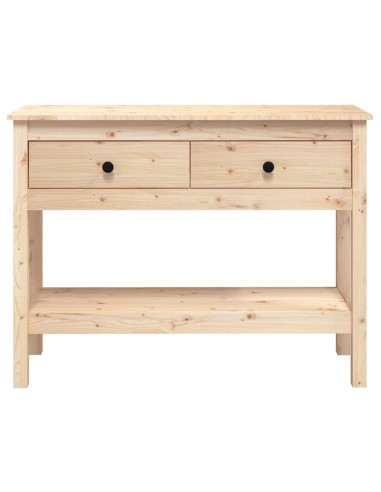 Tavolo Consolle 100x35x75 cm in Legno Massello di Pino