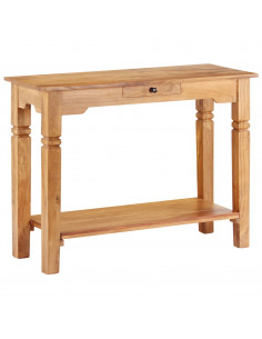 Tavolo Consolle 100x40x76 cm in Legno Massello d'Acacia