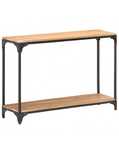 Tavolo Consolle 110x30x75 cm in Legno Massello di Acacia