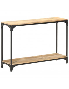 Tavolo Consolle 110x30x75 cm in Legno Massello di Mango