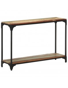 Tavolo Consolle 110x30x75 cm in Legno Massello di Recupero