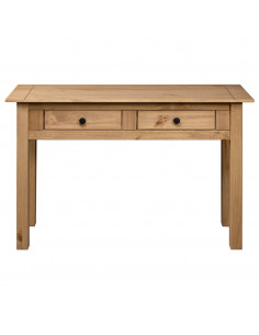 Tavolo Consolle 110x40x72 cm Legno Massello Pino Panama Range