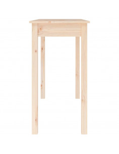 Tavolo Consolle 110x40x75 cm in Legno Massello di Pino