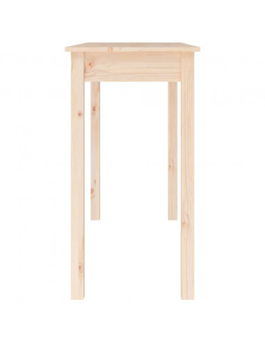 Tavolo Consolle 110x40x75 cm in Legno Massello di Pino