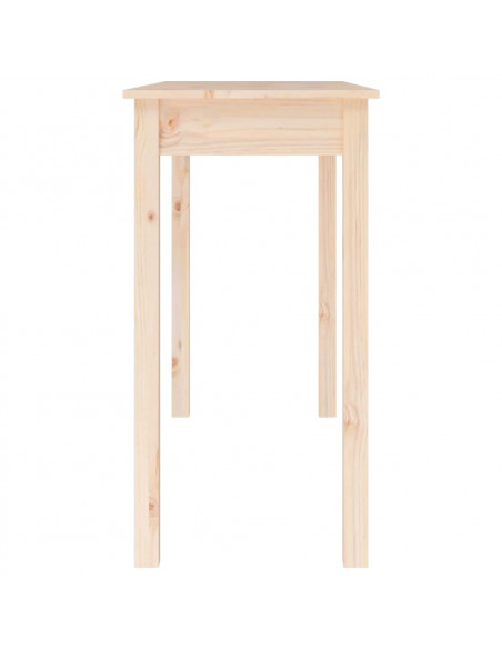 Tavolo Consolle 110x40x75 cm in Legno Massello di Pino