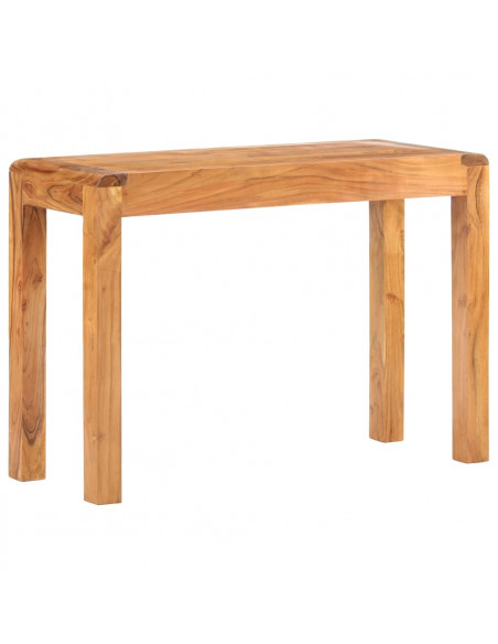 Tavolo Consolle 110x40x76 cm Massello Acacia Finitura Miele