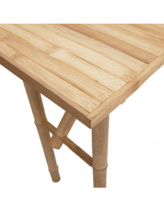 Tavolo Consolle 115x39x75 come in Bambù