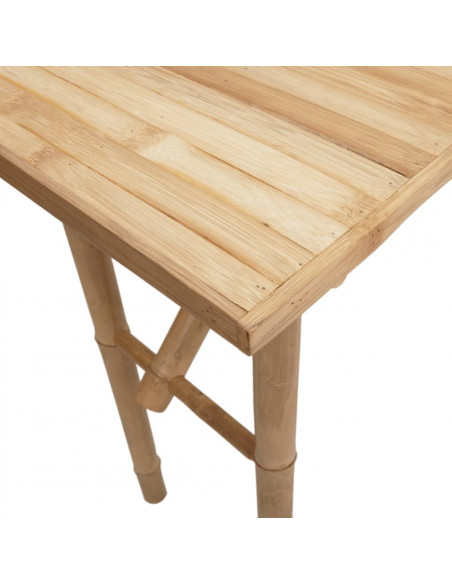 Tavolo Consolle 115x39x75 come in Bambù