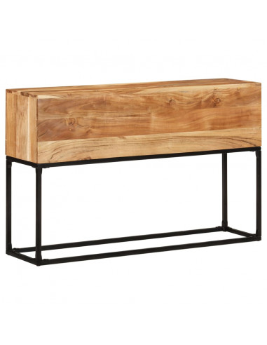 Tavolo Consolle 120x30x75 cm in Legno Massello di Acacia