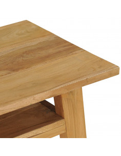 Tavolo Consolle 120x35x75 cm in Legno Massello di Teak