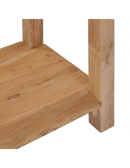 Tavolo Consolle 120x35x75 cm in Legno Massello di Teak
