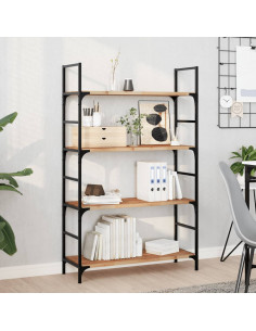 Piano Tavolo Rettangolare 100x30x2 cm Legno Massello di Acacia 2