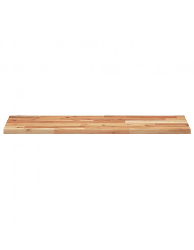 Piano Tavolo Rettangolare 100x30x2 cm Legno Massello di Acacia