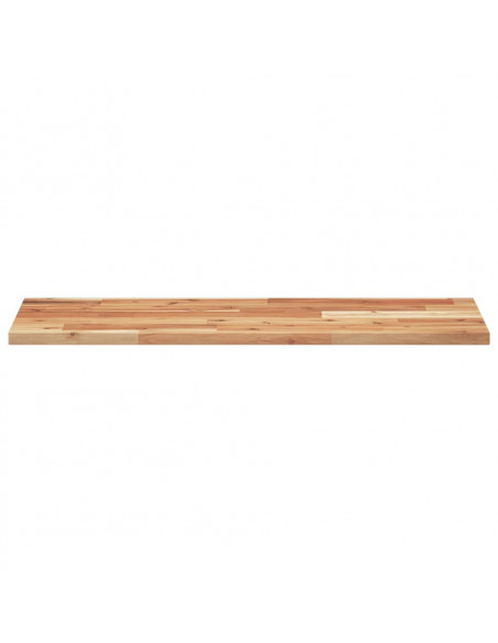 Piano Tavolo Rettangolare 100x30x2 cm Legno Massello di Acacia