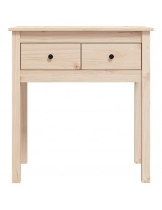 Tavolo Consolle 70x35x75 cm in Legno Massello di Pino